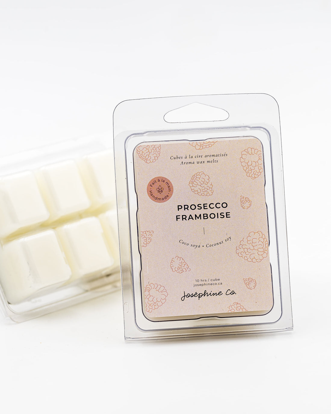 Cubes de cires aromatisés Prosecco Framboises